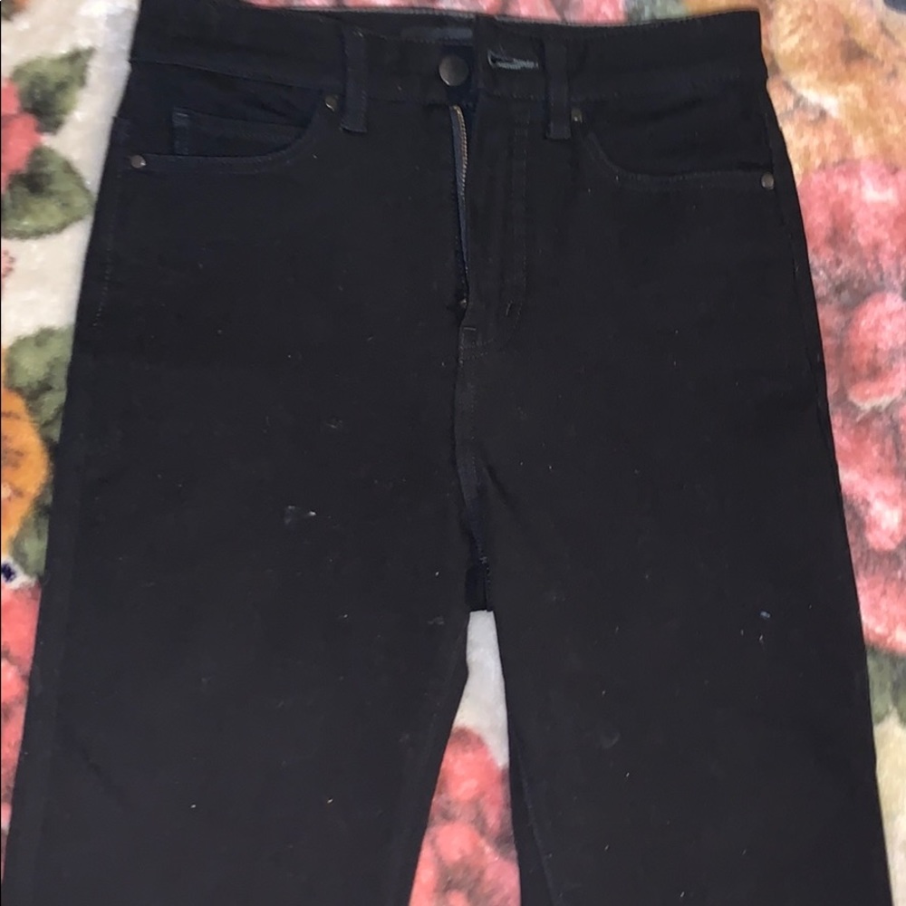 black pants